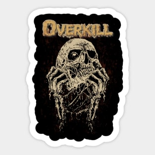 Overkill - Rotten to the Core Sticker